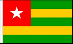 Togo Hand Waving Flags